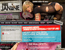 Tablet Screenshot of freejanine.com